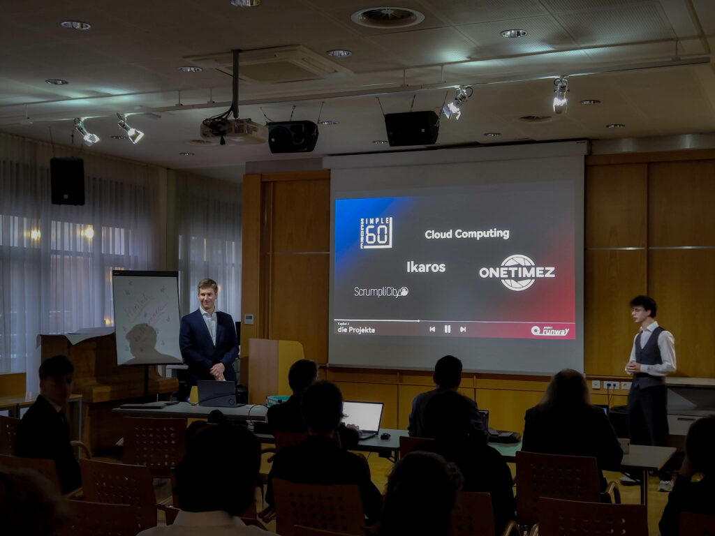 Photo during the presentation of "Project Runway"